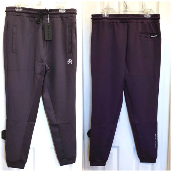 RAWGEAR - M Sz XXL - NWT Performance High-Tek Track Joggers in Eggplant - Picture 2 of 15